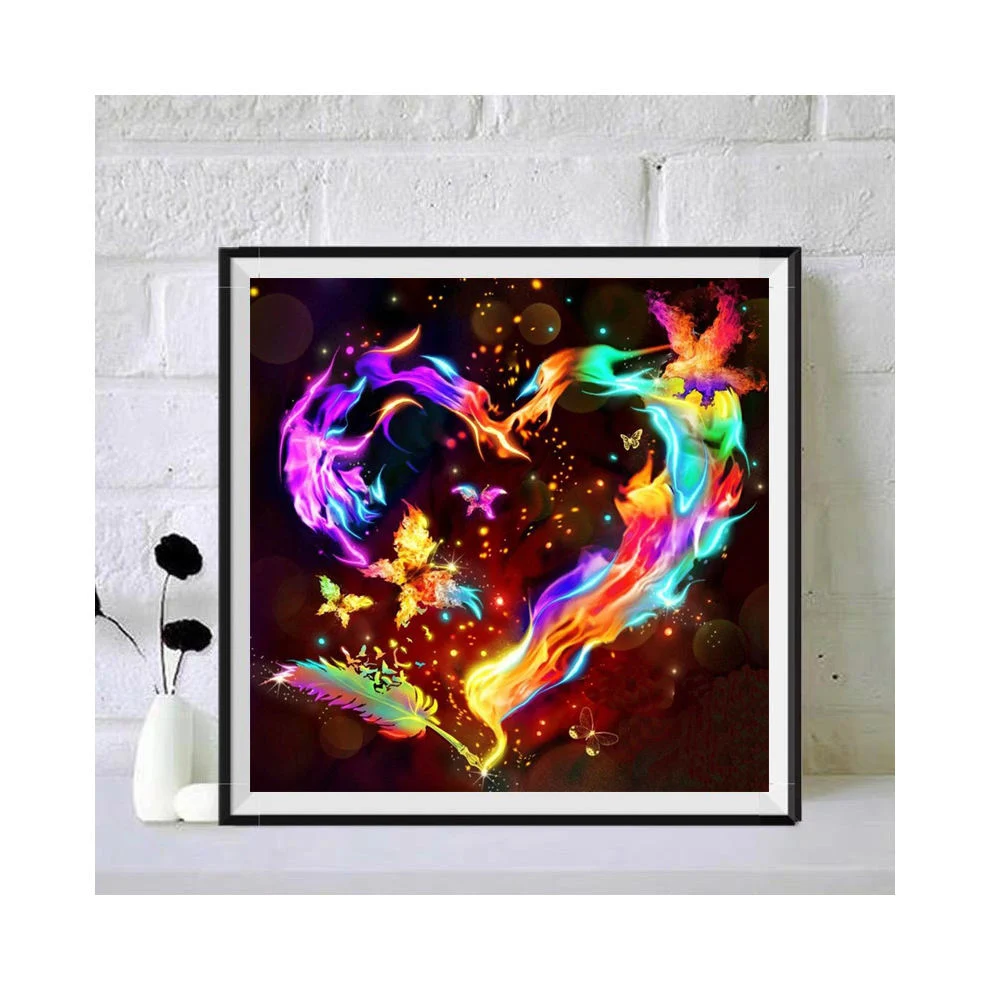 Landscape DIY 5D Diamond Painting Butterfly-Flower